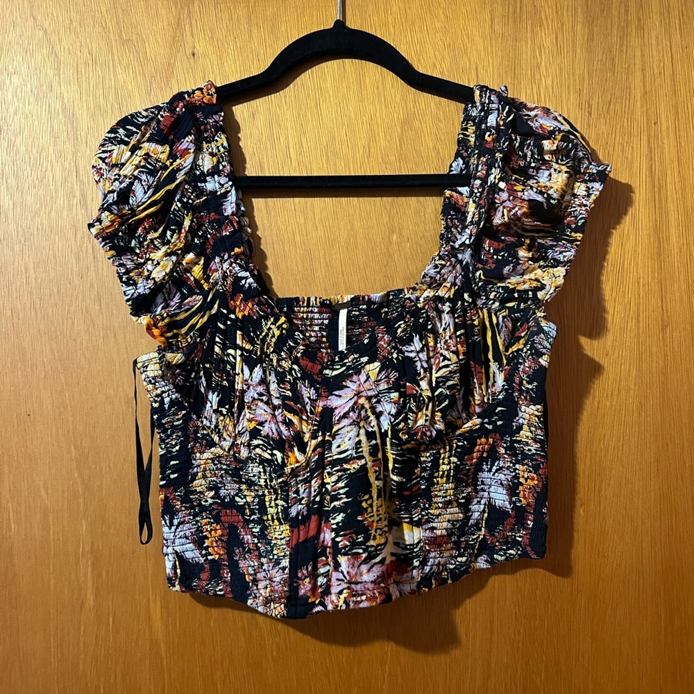 Free People Cherry Bomb Printed Top